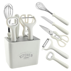 Kitchen Gadgets Set and Storage Box , Scissor, Peele ,Whisk Beater,openner,kinfe