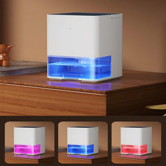 Dehumidifier Portable and Ultra Quiet with 7-Color LED Light Ultra Quiet 1200ML