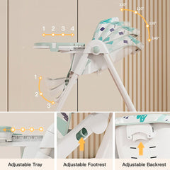 3 in 1 Baby High Chair Portable High Chair Baby Feeding Multi-function Eating Highchair : Comfort, Convenience, and Safety Combined!" Baby Newborn Infant