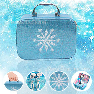 Kids Real Makeup Kit, Frozen Makeup Set for Girls - Washable Makeup Toys