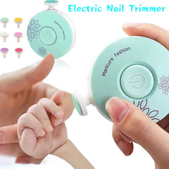 Electric Baby Nail File, 6 in1 for Newborns Newborns for Toes and Fingers.