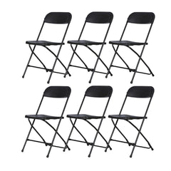 Stackable Folding Plastic Chairs,for Commercial Event Party  300 LB Capacity