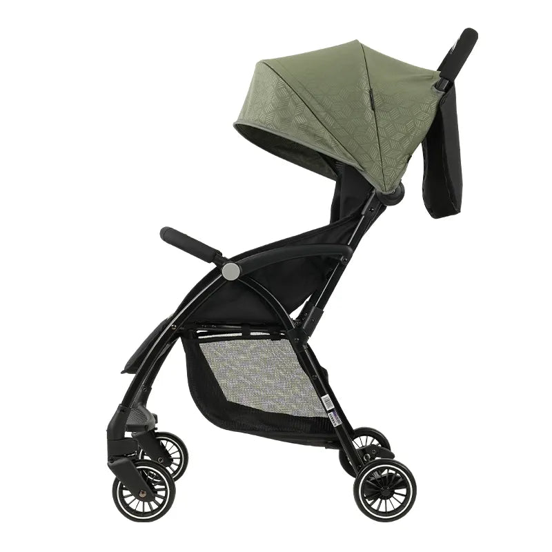 One click Stroller , Light and Portable Sit-down Foldable Suspension Four-wheel 0-3 Years Old Baby Stroller Baby Newborn Infant Girls Boys