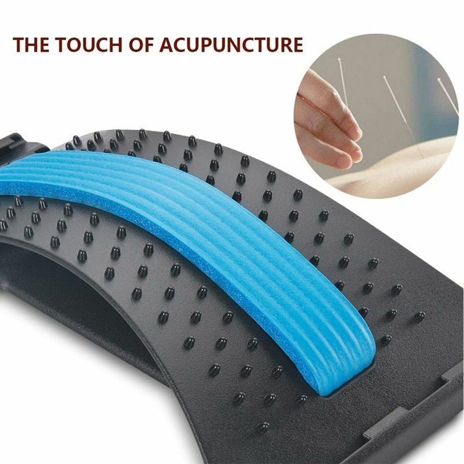 Lumbar Spine Massager Stretcher Back Support Relief Pain Relax Magic Equipment