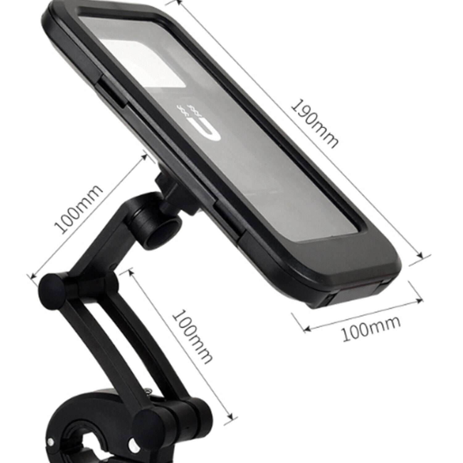 Waterproof Bike Phone Mount Cell Phone Holder With TPU Touch-Screen Handlebar