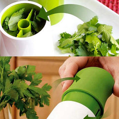 Manual Herb Grinder Rosemary Spice Chopper Parsley  Stainless steel Blade