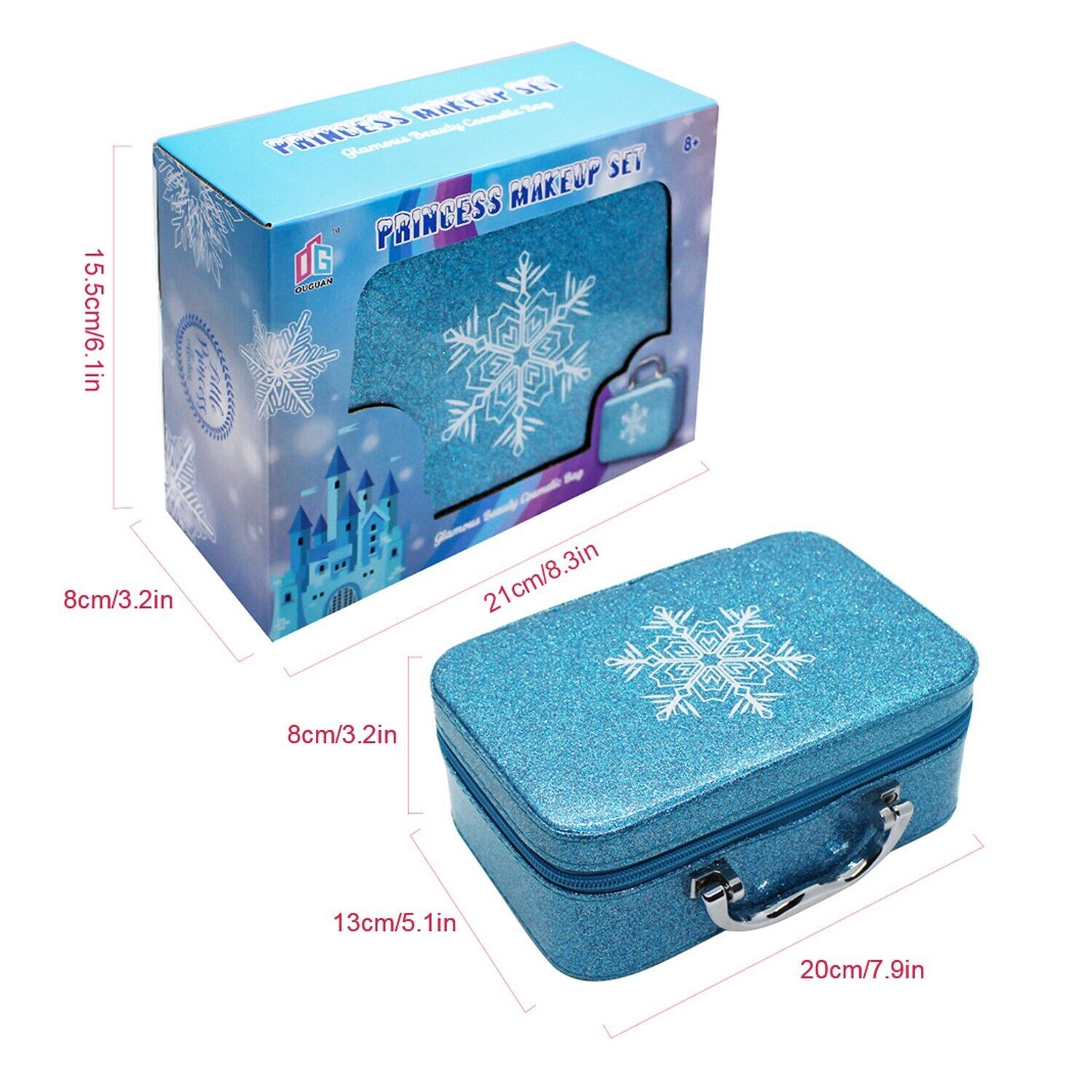 Kids Real Makeup Kit, Frozen Makeup Set for Girls - Washable Makeup Toys