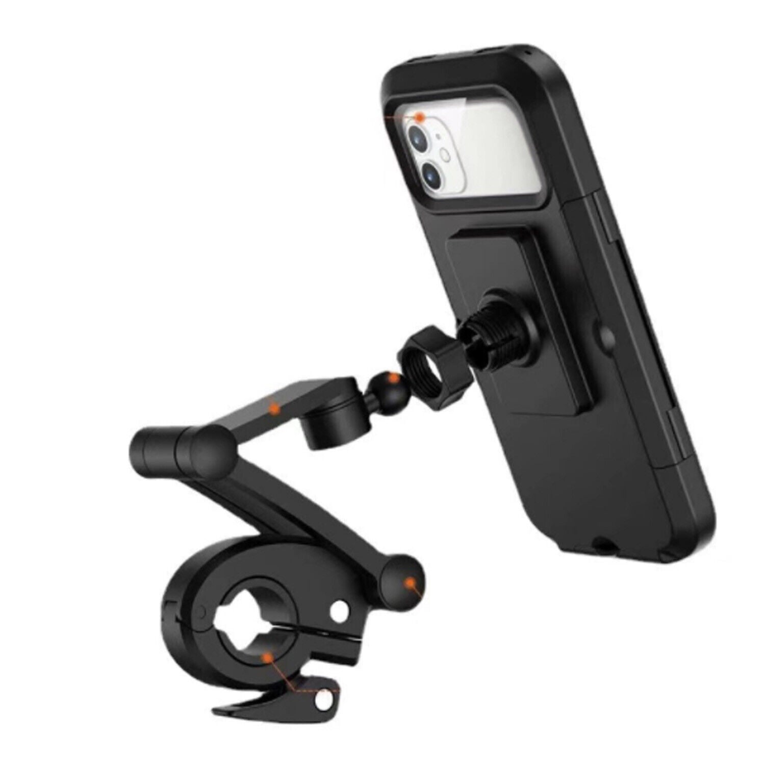 Waterproof Bike Phone Mount Cell Phone Holder With TPU Touch-Screen Handlebar