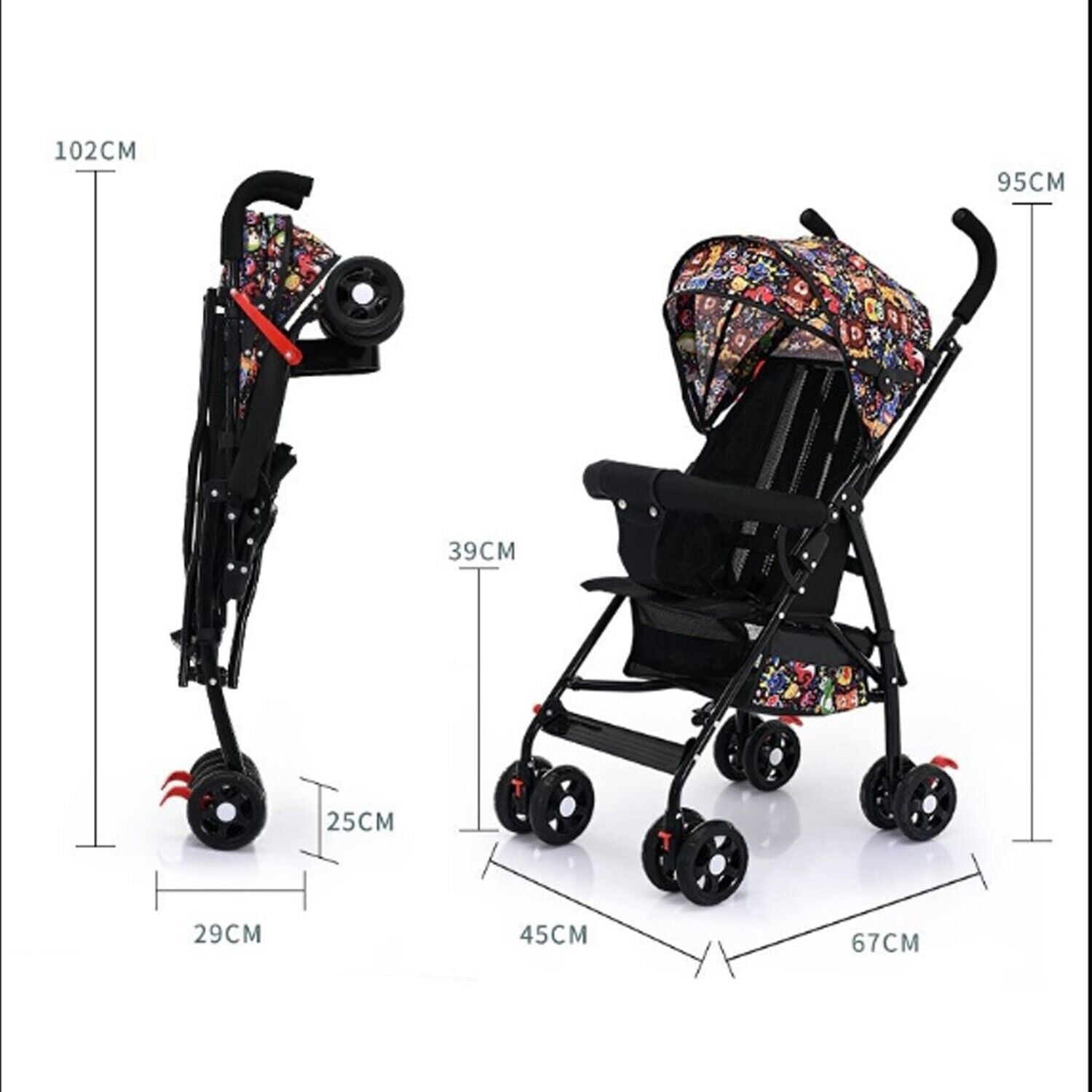 Stroller For Baby Comfort Seat Portable Folding Lightweight Stroller H Quality