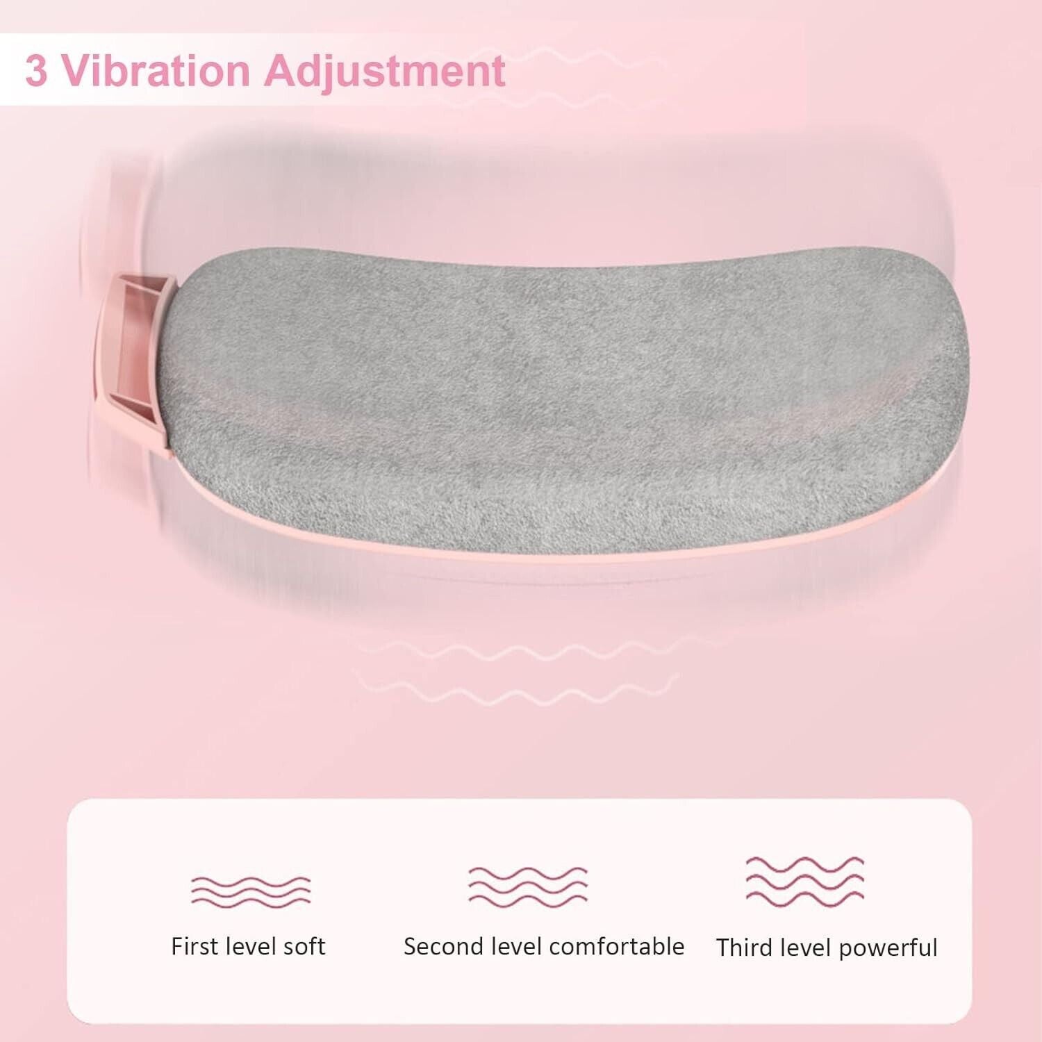 Original 3 Gears Menstrual Heating Pad, with 3 Heat Levels & 3 Vibration Modes