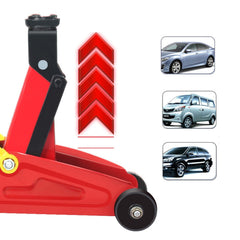 2T Red Steel Mini Portable Floor Jack Vehicle Low Profile Hydraulic Steel