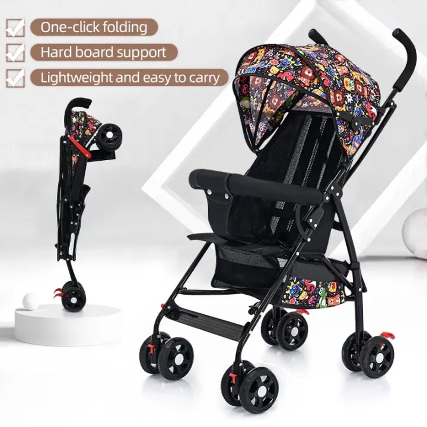 Stroller For Baby Comfort Seat Portable Folding Lightweight Stroller H Quality